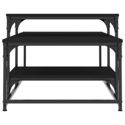 Berkfield Home Coffee Table Black 102x60x45 cm Engineered Wood - Size: 102 x 60 x 45 cm - thumbnail 5
