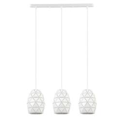Netlighting Modern Hanging Pendant White 3 Light E27 - thumbnail 2