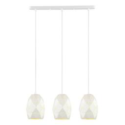 Netlighting Modern Hanging Pendant White 3 Light E27 - thumbnail 1
