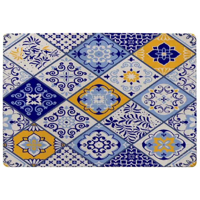 Benjamin Tate Design Turkish Style Azulejos Tiles Rug in Natural - Size: Large - image 1