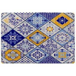 Benjamin Tate Design Turkish Style Azulejos Tiles Rug in Natural - Size: Large - thumbnail 1
