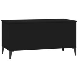 Berkfield Home Coffee Table Black 90x44.5x45 cm Engineered Wood - thumbnail 6
