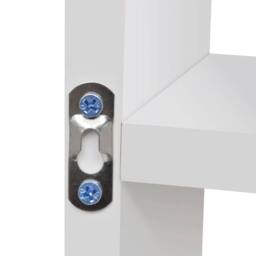 Berkfield Home Floating Wall Display Shelf 8 Compartments White - thumbnail 5
