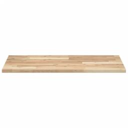 Berkfield Home Bathroom Vanity Top Untreated 80x50x2 cm Solid Wood Acacia in Brown - Size: 80 x 50 x 2 cm - thumbnail 3