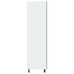 Berkfield Home Refrigerator Cabinet Lyon Artisan Oak 60x57x207 cm Engineered Wood in Brown - Size: 60 x 57 x 207 cm - thumbnail 7