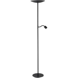 Loops Stylish Black LED Floor Lamp for Indoor Use - Elegant Lighting - thumbnail 1
