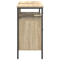 Berkfield Home Wall-Mounted Vanity Light Oak Engineered wood 60 x 30 x 60 cm in Brown - thumbnail 6