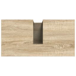 Berkfield Home Wall-Mounted Vanity Light Oak Engineered wood 60 x 30 x 60 cm in Brown - thumbnail 8