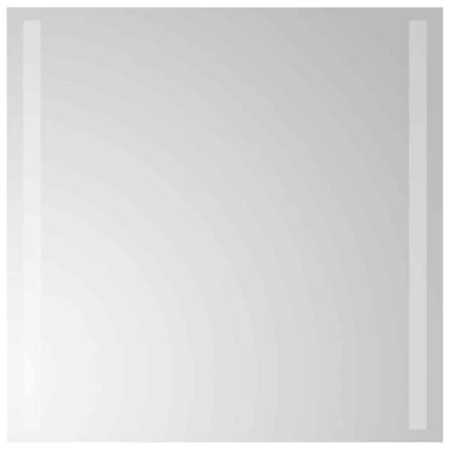 Berkfield Home LED Bathroom Mirror 50x50 cm in Clear - image 1