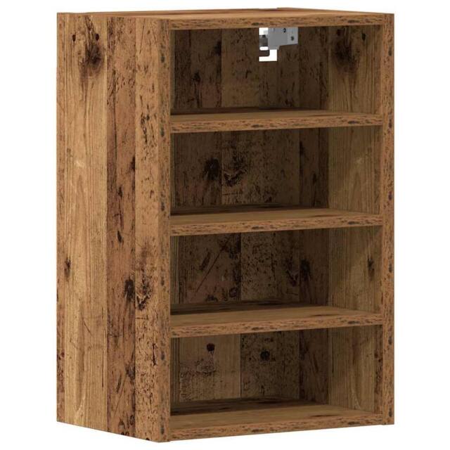 Berkfield Home Hanging Cabinet Old Wood 40x29.5x60 cm Engineered Wood in Brown - image 1