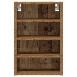 Berkfield Home Hanging Cabinet Old Wood 40x29.5x60 cm Engineered Wood in Brown - thumbnail 4