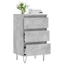 Berkfield Home Sideboard Concrete Grey 40x35x70 cm Engineered Wood - Size: 40 x 35 x 70 cm - thumbnail 4