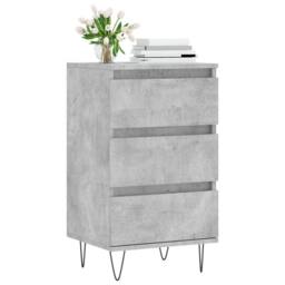 Berkfield Home Sideboard Concrete Grey 40x35x70 cm Engineered Wood - Size: 40 x 35 x 70 cm - thumbnail 3