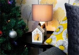 Netagon Battery Powered Wooden Light Up Festive Scene in White - thumbnail 4