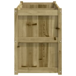 Berkfield Home Garden Planter 150x50x70 cm Impregnated Wood Pine in Brown - Size: 150 x 50 x 70 cm - thumbnail 6