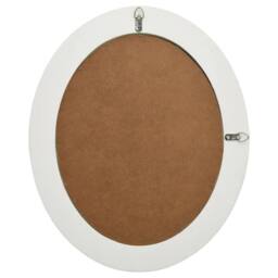 Berkfield Home Wall Mirror Baroque Style 50x60 cm White - thumbnail 5