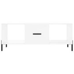 Berkfield Home Coffee Table White 102x50x40 cm Engineered Wood - Size: 102 x 50 x 40 cm - thumbnail 5