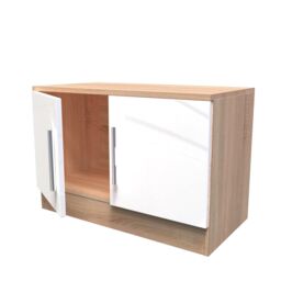 Ready Assembled 2 U Trent Compact 2 Door TV & Media Unit (Ready Assembled) in White - thumbnail 5