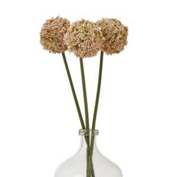 Lemon Pavilion Furniture and Decor Allium (Single Stem Flower) - Plastic - L11 x W11 x H75 cm - Pink - thumbnail 3