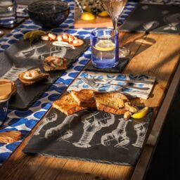 Selbrae House Slate Pot Stand - Lobster Repeat in Dark Grey - Size: 1 Pack - thumbnail 3