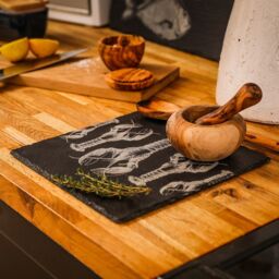 Selbrae House Slate Pot Stand - Lobster Repeat in Dark Grey - Size: 1 Pack - thumbnail 4