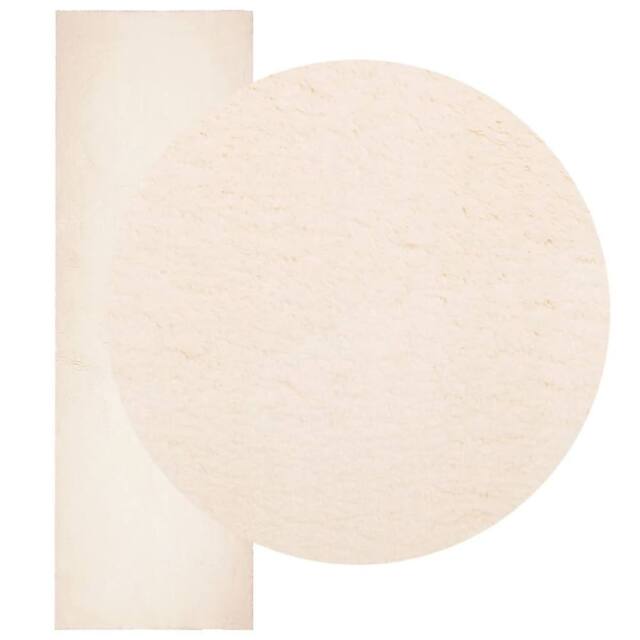 Berkfield Home Rug HUARTE Short Pile Soft & Washable Beige 80x250 cm - Size: Medium - image 1