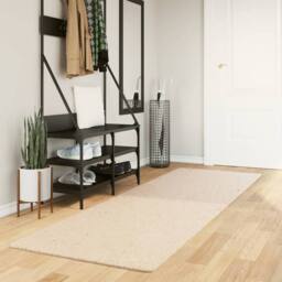 Berkfield Home Rug HUARTE Short Pile Soft & Washable Beige 80x250 cm - Size: Medium - thumbnail 2
