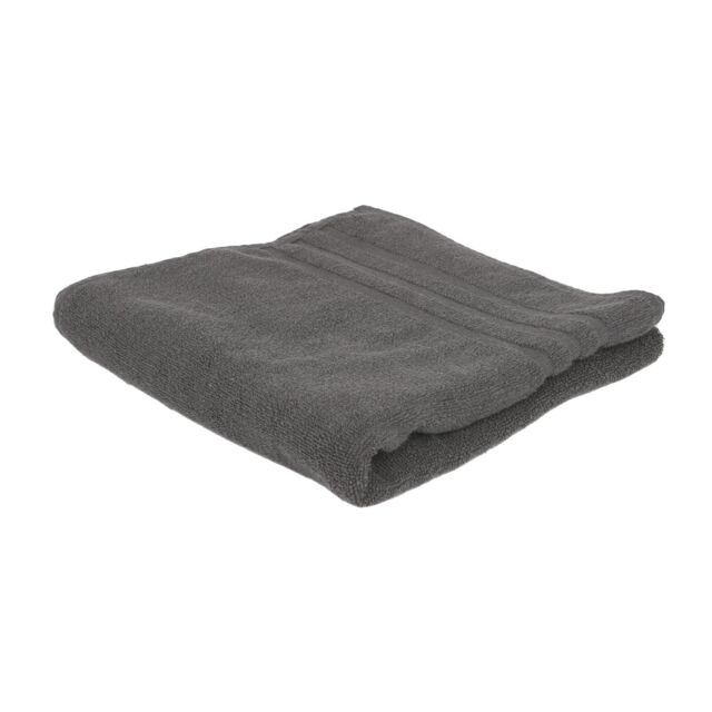 Nicola Spring Cotton Bath Towel - 135cm x 70cm - Pack of 1 in Charcoal
