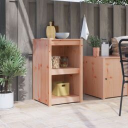 Berkfield Home Outdoor Kitchen Cabinet 55x55x92 cm Solid Wood Douglas in Brown - Size: 55 x 55 x 92 cm