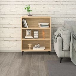 Berkfield Home Sideboard Sonoma Oak 69.5x32.5x90 cm Engineered Wood in Brown - thumbnail 6
