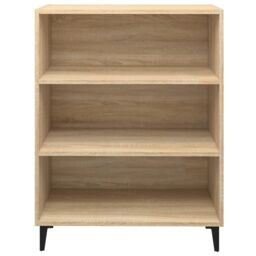 Berkfield Home Sideboard Sonoma Oak 69.5x32.5x90 cm Engineered Wood in Brown - thumbnail 3