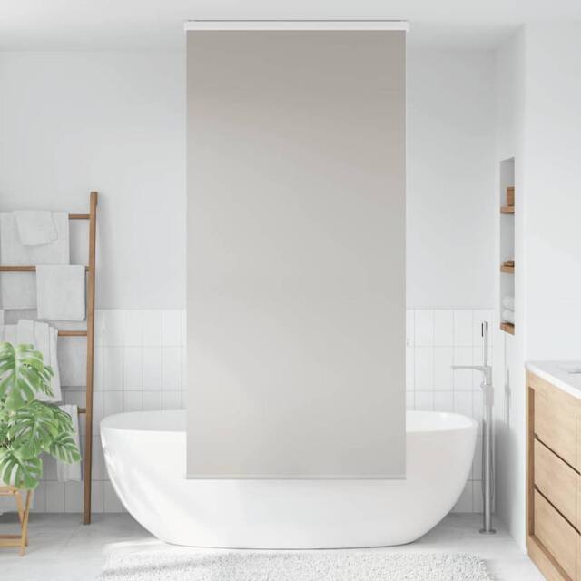 Berkfield Home Shower Roller Blind with Cassette 100x240 cm Fabric Width 96 cm in Grey - image 1