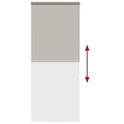 Berkfield Home Shower Roller Blind with Cassette 100x240 cm Fabric Width 96 cm in Grey - thumbnail 5