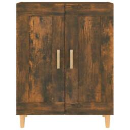 Berkfield Home Sideboard Smoked Oak 69.5x34x90 cm Engineered Wood in Brown - thumbnail 6