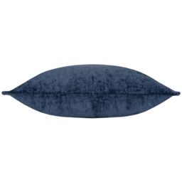 Evans Lichfield Buxton Chenille Reversible Rectangular Cushion in Navy - Size: 30 cm x 50 cm - thumbnail 2