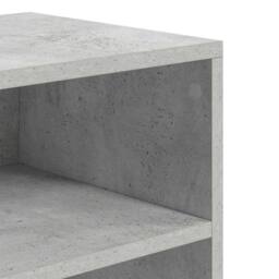 Berkfield Home Decorative Book Cabinet Concrete Grey 60x30x71.5 cm Engineered Wood - thumbnail 7