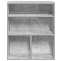 Berkfield Home Decorative Book Cabinet Concrete Grey 60x30x71.5 cm Engineered Wood - thumbnail 4
