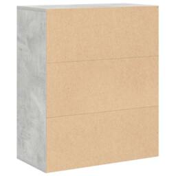 Berkfield Home Decorative Book Cabinet Concrete Grey 60x30x71.5 cm Engineered Wood - thumbnail 6
