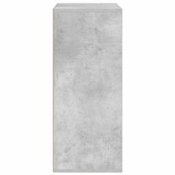 Berkfield Home Decorative Book Cabinet Concrete Grey 60x30x71.5 cm Engineered Wood - thumbnail 5