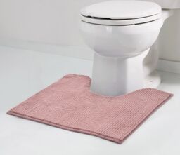 Velosso Shaggy Noodle Bathmat - Antislip in Pink - thumbnail 1