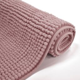 Velosso Shaggy Noodle Bathmat - Antislip in Pink - thumbnail 2