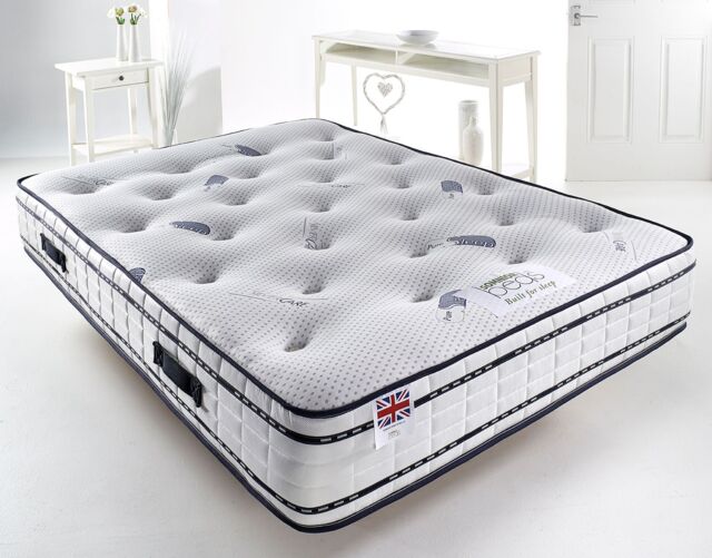 Somnior Silvercare 25cm Hybrid Bonnell Sprung Medium Firm Mattress in White - Size: Single - image 1