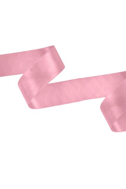 Neel Blue Double Sided Satin Polyester Ribbon Roll, 40mm x 10 Metres in Baby Pink - image 1