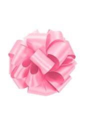 Neel Blue Double Sided Satin Polyester Ribbon Roll, 40mm x 10 Metres in Baby Pink - thumbnail 2