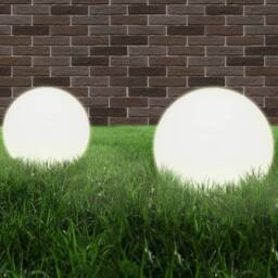Berkfield Home LED Bowl Lamps 4 pcs Spherical 40 cm PMMA in White - thumbnail 3