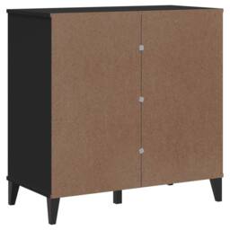 Berkfield Home Sideboard VIKEN Black 80x40x80 cm Engineered Wood - Size: 80 x 40 x 80 cm - thumbnail 8