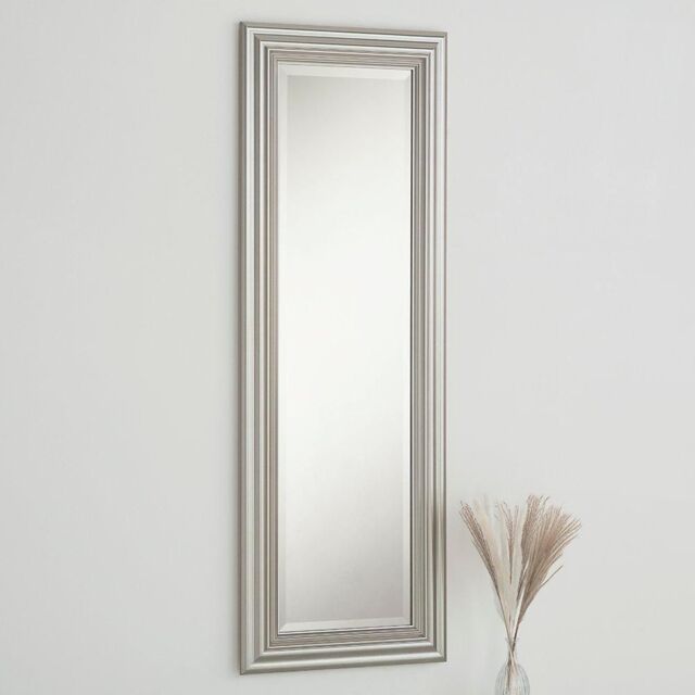 Yearn Mirrors Silvery Champagne dressing Mirror 128.5x44.5cm in Silver - Size: 128.5x44.5 cm - image 1