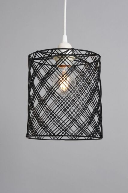 BHS Lighting Hans Wire Twist Easy Fit Light Shade in Black - image 1