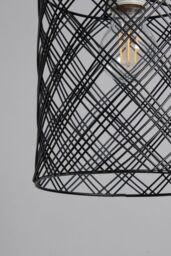 BHS Lighting Hans Wire Twist Easy Fit Light Shade in Black - thumbnail 3