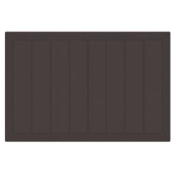 Berkfield Home 5 Piece Garden Dining Set with Cushions Brown Poly Rattan - thumbnail 6